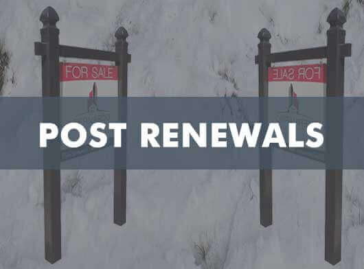 POST RENEWALS
