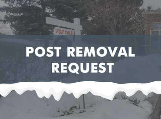 Post Removal Request